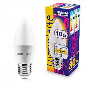 Лампа светодиодная LuminArte LSTD-C37-10W3KE27 10Вт 3000К Е27