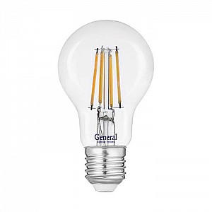 Лампа светодиодная General 645800 GLDEN-A60S-10-230-E27-4500 филаментная