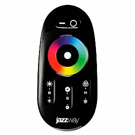 Контроллер JazzWay RGB PRC-4000RF BL 12/24V 216/432Вт черный для светодиодных лент