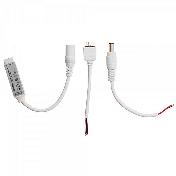 Мини-контроллер Apeyron Electrics 04-18 RGB 12/24В 72/144Вт 3 канала*2 А RF пульт кнопочный