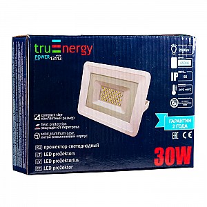 Прожектор Truenergy Power White 13113 30Вт 6500К IP65 светодиодный белый. Изображение - 1