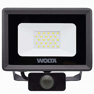 Прожектор Wolta WFL-20W/06S LED 20Вт 5700K 1800лм IP65 серый с датчиком