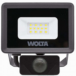 Прожектор Wolta WFL-10W/06S LED 10Вт 5700K 900лм IP65 серый с датчиком