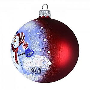 Шар стеклянный декорированный Декарт в43 100 мм. Изображение - 1