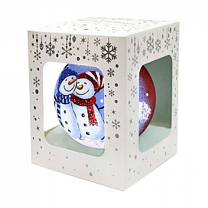 Шар стеклянный декорированный Декарт в43 100 мм. Изображение - 3