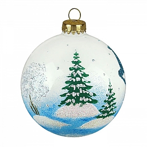 Шар стеклянный декорированный Декарт в20 100 мм. Изображение - 2