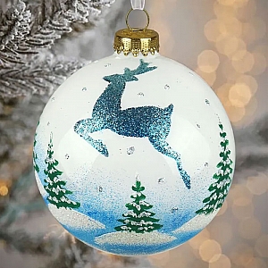 Шар стеклянный декорированный Декарт в20 100 мм. Изображение - 5