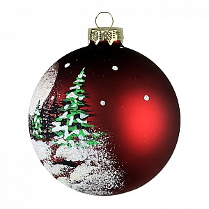 Шар стеклянный декорированный Декарт в51 100 мм. Изображение - 2