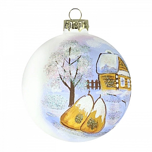 Шар стеклянный декорированный Декарт в56 100 мм. Изображение - 2