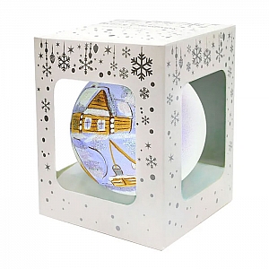 Шар стеклянный декорированный Декарт в56 100 мм. Изображение - 3