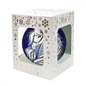 Шар стеклянный декорированный Декарт в54 100 мм. Изображение - 3