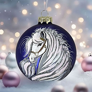 Шар стеклянный декорированный Декарт в54 100 мм. Изображение - 4