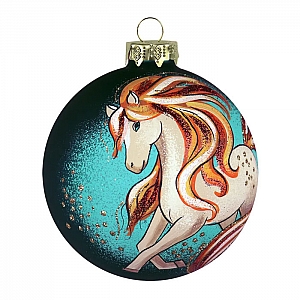 Шар стеклянный декорированный Декарт в59 100 мм. Изображение - 1