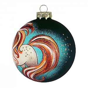 Шар стеклянный декорированный Декарт в59 100 мм. Изображение - 2