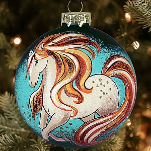 Шар стеклянный декорированный Декарт в59 100 мм. Изображение - 4