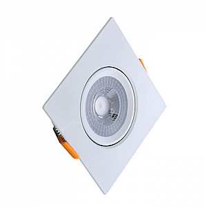 Светильник светодиодный Truenergy Spot 10554 LED D146 мм квадрат поворотный белый. Изображение - 1