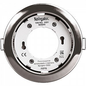 Светильник Navigator 71 279 NGX-R1-003-GX53 D105 мм хром. Изображение - 1