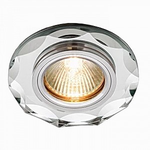 Светильник MaxLight Crystal 50 МR16 D100 мм ограненное стекло прозрачный