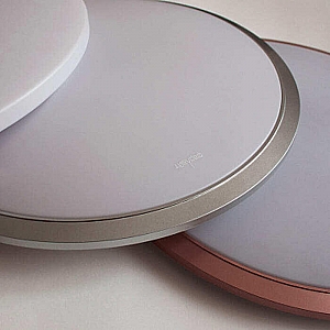 Светильник светодиодный Фарлайт FAR002059 СПО Луна 30Вт 2700К/4000К/6500К IP54 обод розовое золото. Изображение - 1