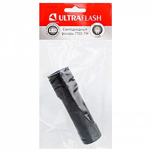Фонарь Ultraflash 7102-ТН 11788 1LED 1 режим черный пластик. Изображение - 1