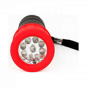Фонарь Ultraflash LED15001-A 10479 9 LED 3*R03 светофор красный с черным пластик. Изображение - 2