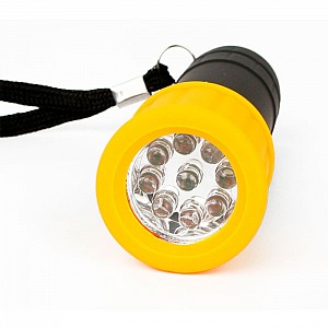 Фонарь Ultraflash LED15001-B желтый с черным 9 LED. Изображение - 2