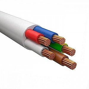 Провод Автопровод ПВС-Т 5*2.5 белый