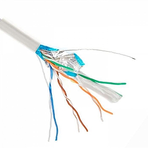 Кусок Кабель Юпитер JP3012 F/UTP Cat5E 4*2*24AWG 0.51 мм CCA внутренний ПВХ витая пара 2 м
