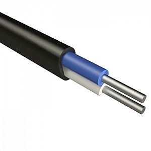 Кусок Кабель Автопровод АВВГ-П 2*6.0 - 66 2.83 м