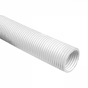 Труба гофрированная Инвет коммуникационная 75 гибкая белая