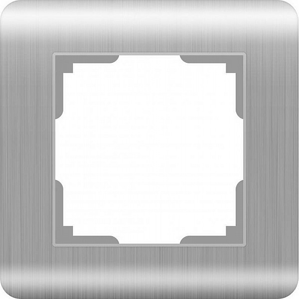 Рамка Werkel WL12-Frame-01/W0012106 1 пост серебряный