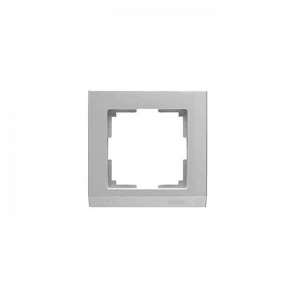 Рамка Werkel WL04-Frame-01/W0011806 1 пост серебряный