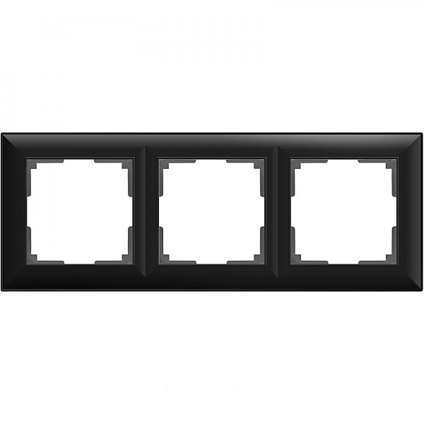 Рамка Werkel WL14-Frame-03 3 поста черный матовый a038843