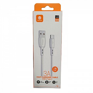 USB-кабель Vipfan X05 USB-Type-C Cable 3A для зарядки мобильных телефонов 1 м белый