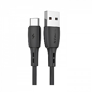 USB-кабель Vipfan X05 USB-Type-C Cable 3A для зарядки мобильных телефонов 2 м черный