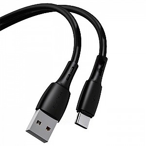 USB-кабель Vipfan X05 USB-Type-C Cable 3A для зарядки мобильных телефонов 2 м черный. Изображение - 1