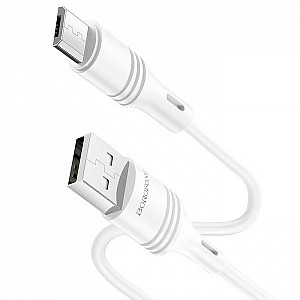 USB-кабель hoco Borofone BX43 для Micro белый 1 м. Изображение - 2