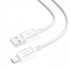 USB-кабель hoco X73 для MicroUSB зарядки и синхронизации белый 1 м