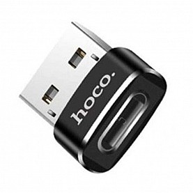 Конвертер hoco UA6 USB - Type-C черный 64138
