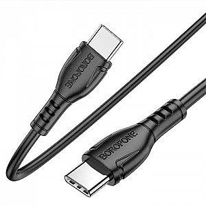 USB-кабель hoco Borofone BX81 86110 для Type-C - Type-C 60W черный 1 м зарядки и синхронизации