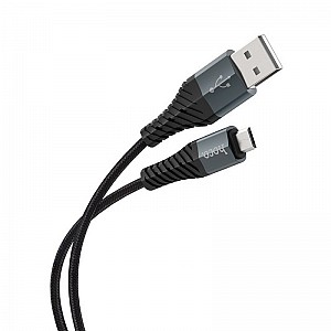 USB-кабель hoco X38 для MicroUSB черный 1 м