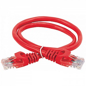 Коммутационный шнур (патч-корд) ITK PC04-C5EU-5M кат. 5E UTP красный 5 м