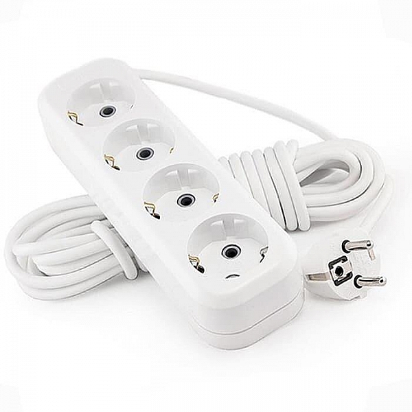 Удлинитель Luxar 4SE-16A-03 4 гнезда с заземлением 3 м