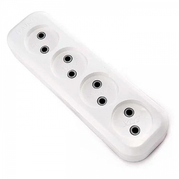 Колодка Luxar У4-0 4 гнезда без заземлением