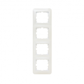 Рамка Lezard Karina Life 708-3000-154 4 поста вертикальная жемчужно-белый перламутр