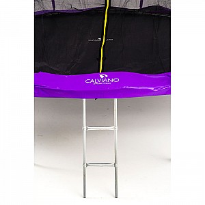 Батут Calviano 12ft Outside master purple 374 см пружинный с защитной сеткой. Изображение - 3