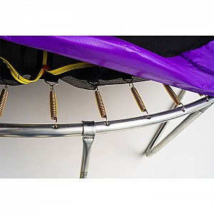 Батут Calviano 12ft Outside master purple 374 см пружинный с защитной сеткой. Изображение - 4
