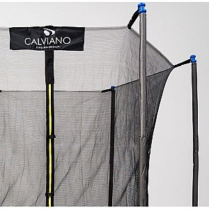 Батут Calviano 8ft Inside smile 252 см пружинный с защитной сеткой складной. Изображение - 4