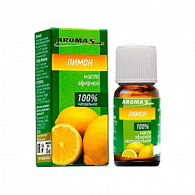 Масло эфирное Aroma Saules Лимон натуральное 10 мл