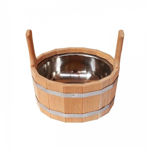 Шайка ШДН-7 двуручная 7 л с нержавеющей вставкой